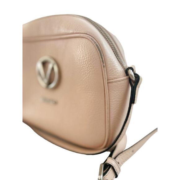 VALENTINO BY MARIO VALENTINO MIA Blush Pink SIGNATURE LEATHER CROSSBODY Bag - Picture 4 of 15